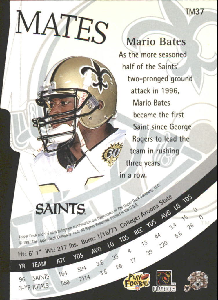 A7091- 1997 Upper Deck FB Card #s 201-300 +Inserts -You Pick- 15+ FREE US SHIP - Picture 203 of 220