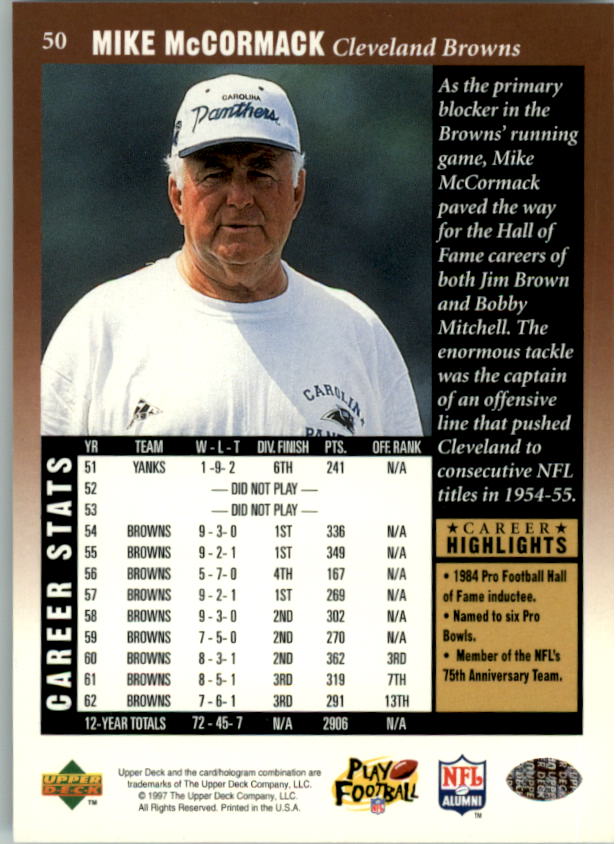 A9580- 1997 Upper Deck Legenden Fb Card # S 1-208 You Pick- 15 + Gratis US - Bild 93 von 389