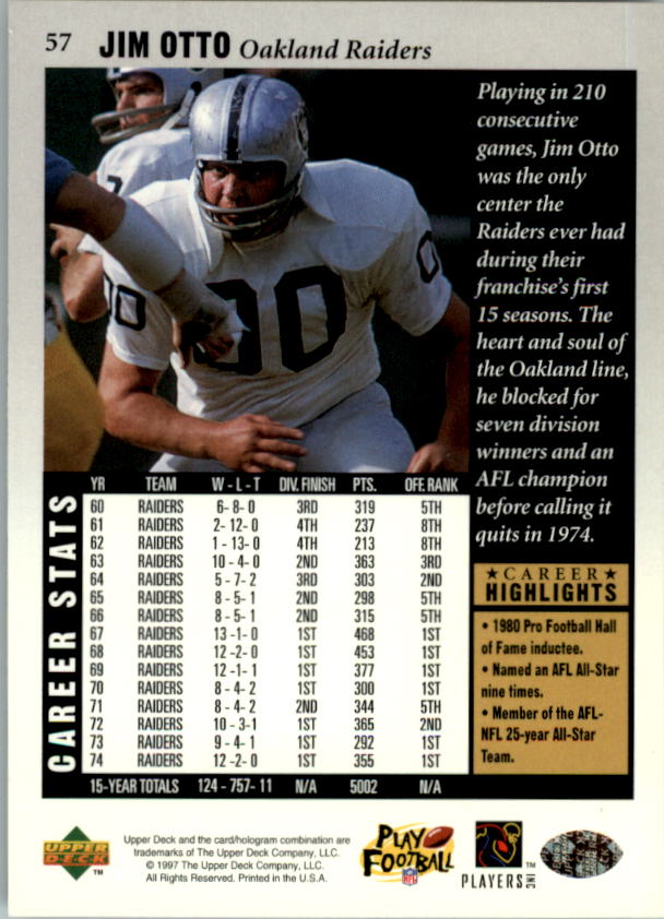 A9580- 1997 Upper Deck Legenden Fb Card # S 1-208 You Pick- 15 + Gratis US - Bild 106 von 389
