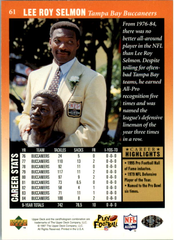 A9580- 1997 Upper Deck Legenden Fb Card # S 1-208 You Pick- 15 + Gratis US - Bild 114 von 389