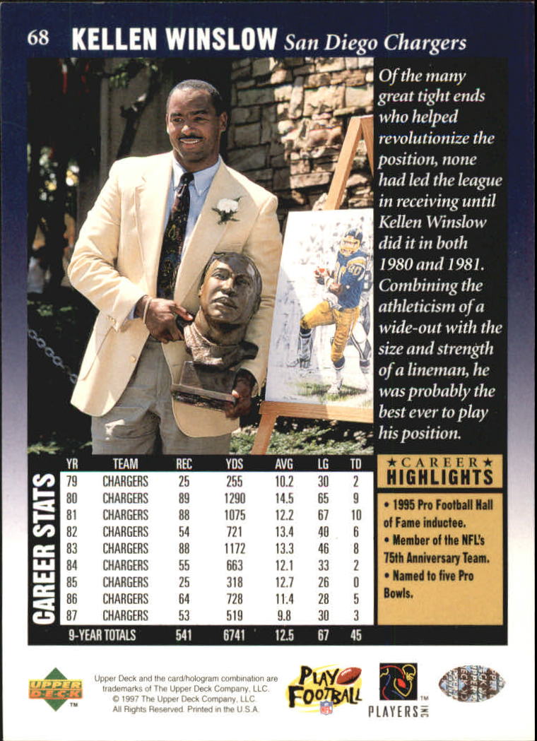 A9580- 1997 Upper Deck Legenden Fb Card # S 1-208 You Pick- 15 + Gratis US - Bild 128 von 389
