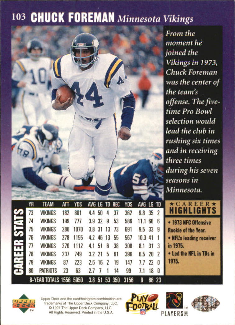 A9580- 1997 Upper Deck Legenden Fb Card # S 1-208 You Pick- 15 + Gratis US - Bild 190 von 389