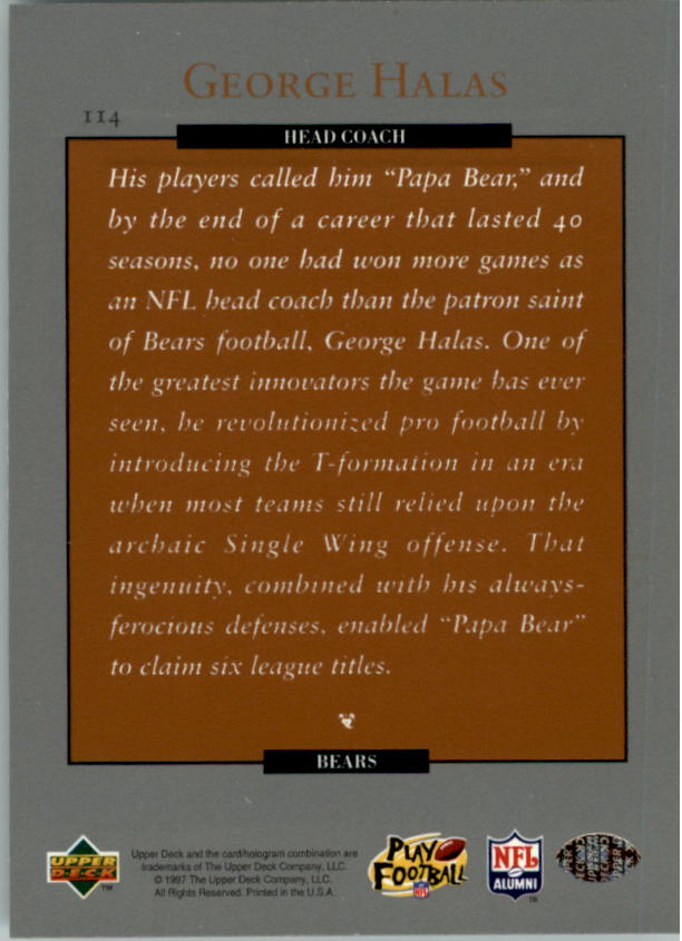 A9580- 1997 Upper Deck Legenden Fb Card # S 1-208 You Pick- 15 + Gratis US - Bild 212 von 389