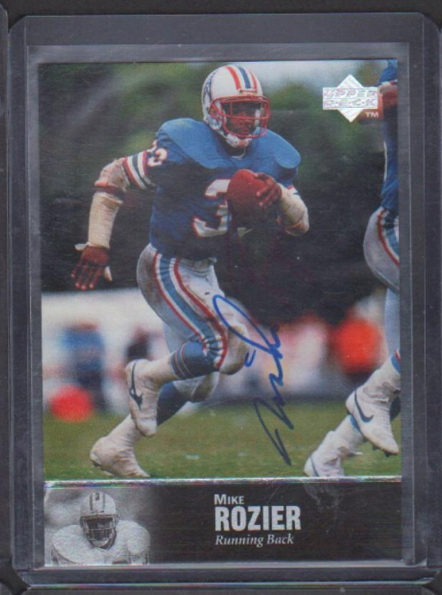 1997 Upper Deck Legends Autographs #AL36 Mike Rozier