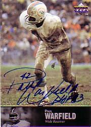 1997 Upper Deck Legends Autographs #AL67 Paul Warfield
