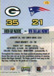 B3172- 1997 Packers Playoff Football Card #s 1-50 -You Pick- 15+ FREE US SHIP - Picture 11 of 39