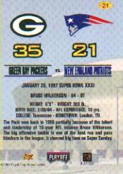 B3172- 1997 Packers Playoff Football Card #s 1-50 -You Pick- 15+ FREE US SHIP - Picture 19 of 39