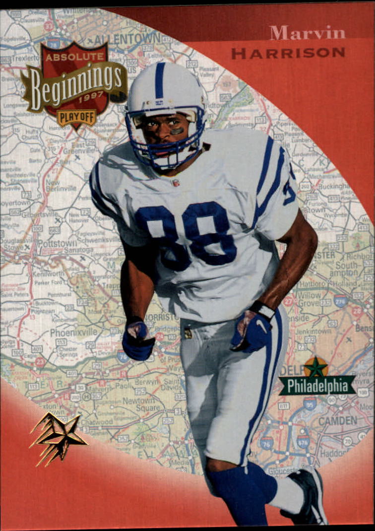 1997 Absolute Gold Redemption #185 Marvin Harrison