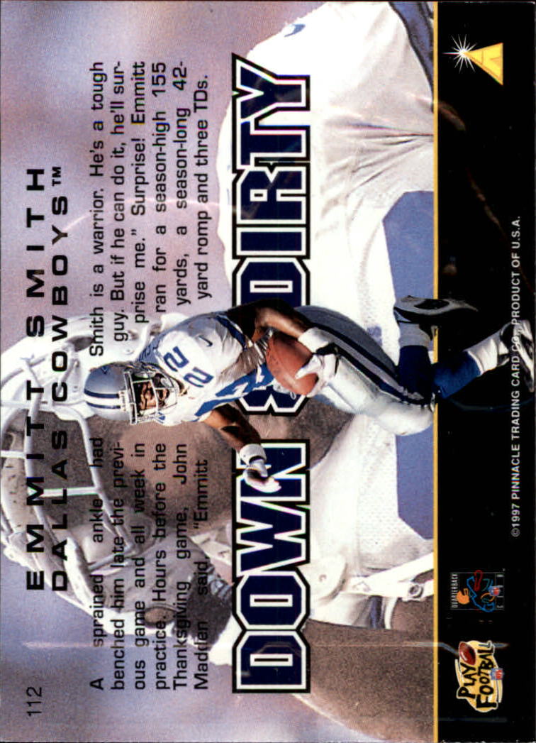 1997 Action Packed #112 Emmitt Smith DD back image
