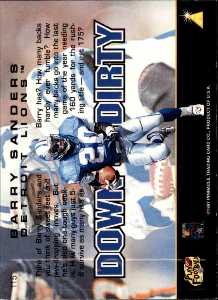 1997 Pro Line III DC - #68 Barry Sanders