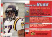 1997 Bowman's Best #122 Dwayne Rudd RC back image