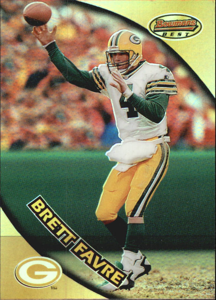 1997 Bowman's Best Refractors #1 Brett Favre - NM-MT