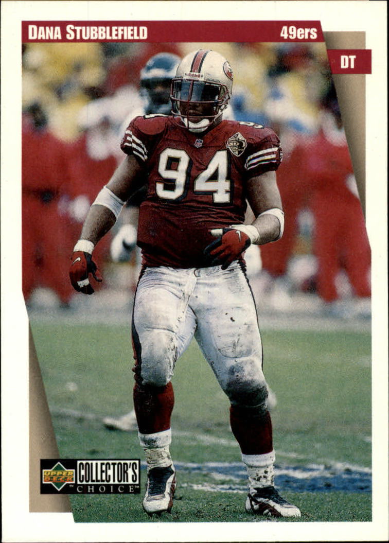 1997 Collector's Choice #86 Dana Stubblefield - NM-MT