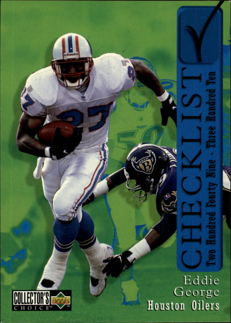 1997 Collector's Choice #306 Eddie George CL