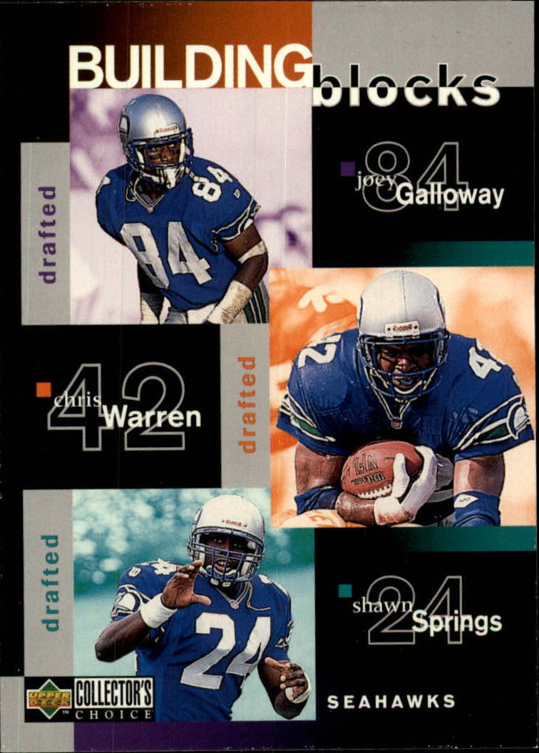 1997 Collector's Choice #383 Seahawks BB/Joey Galloway/Chris