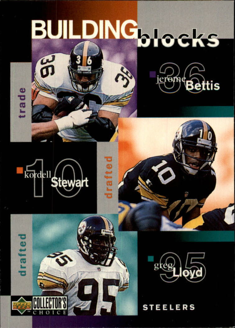1997 Collector's Choice #384 Steelers BB/Jerome Bettis/Kordell Stewart/Greg Lloyd/Charles Johnson/Will Blackwell