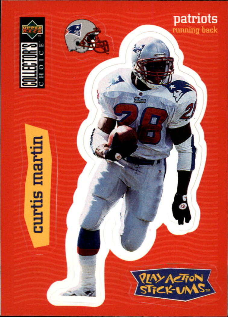 1997 Collector's Choice Stick-Ums #S14 Curtis Martin