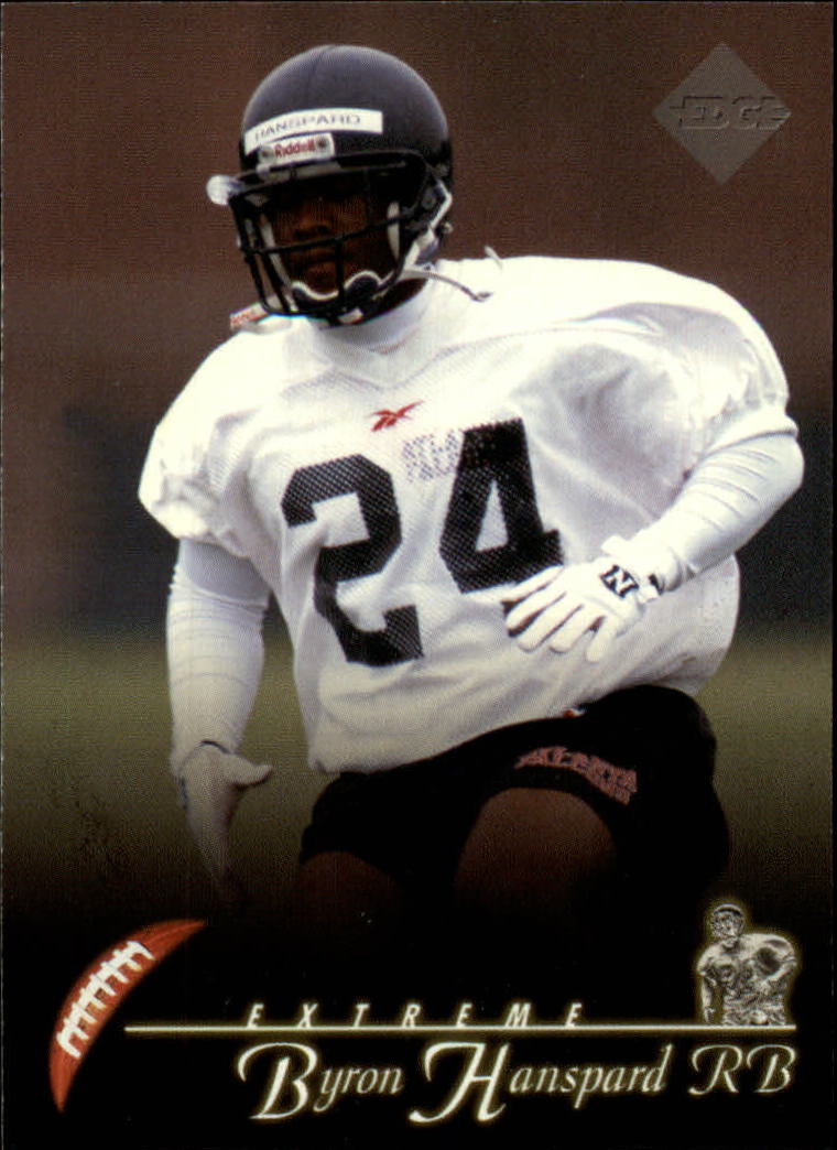1997 Collector's Edge Extreme #8 Byron Hanspard RC