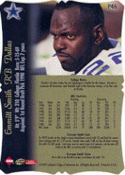 1997 Collector's Edge Extreme Foil #P46 Emmitt Smith DC back image