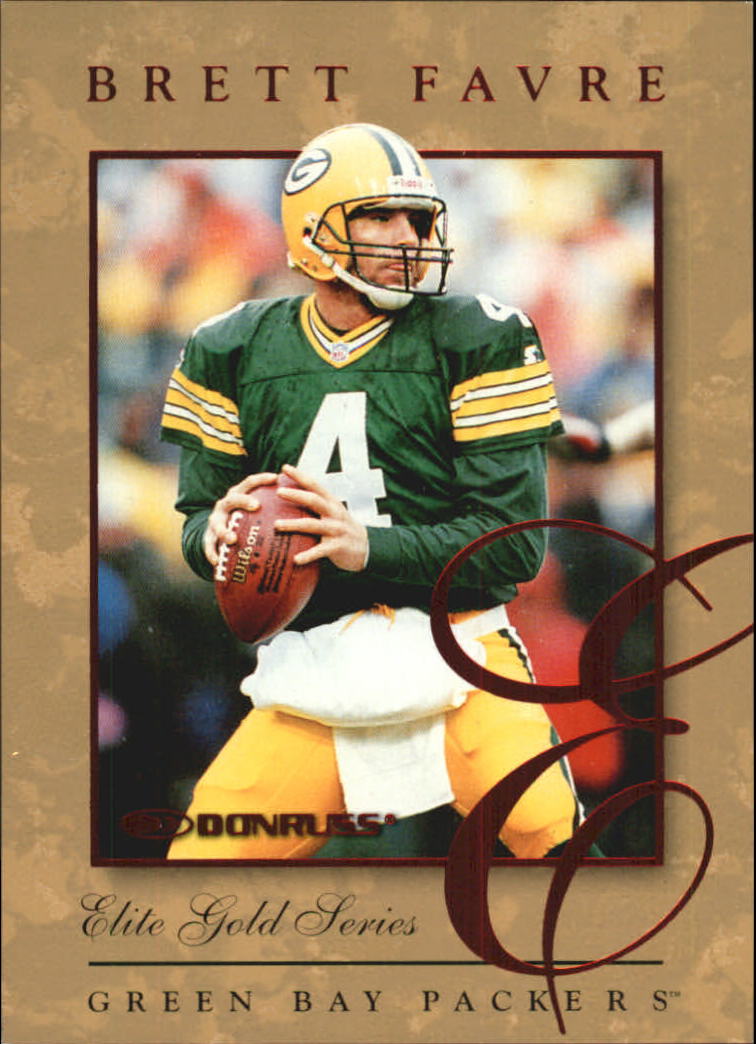 1997 BRETT FAVRE - Police Green Bay Packers SUPER BOWL CHAMPS Football Card