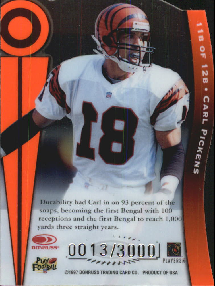 1997 Donruss Preferred Chain Reaction #11B Carl Pickens