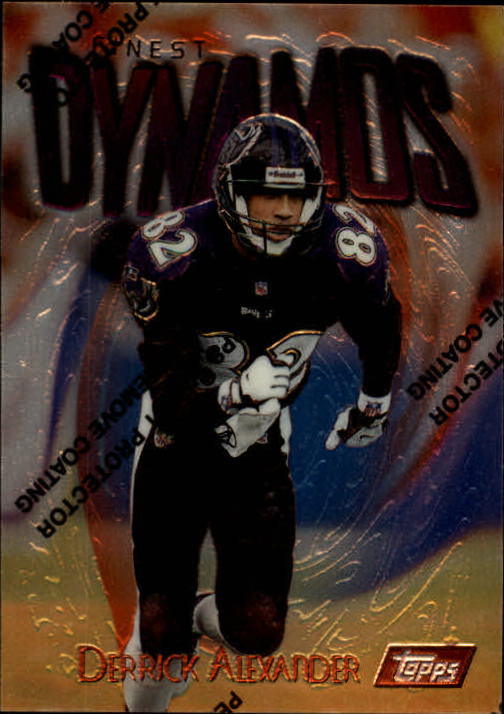 1997 Finest #17 Derrick Alexander WR B