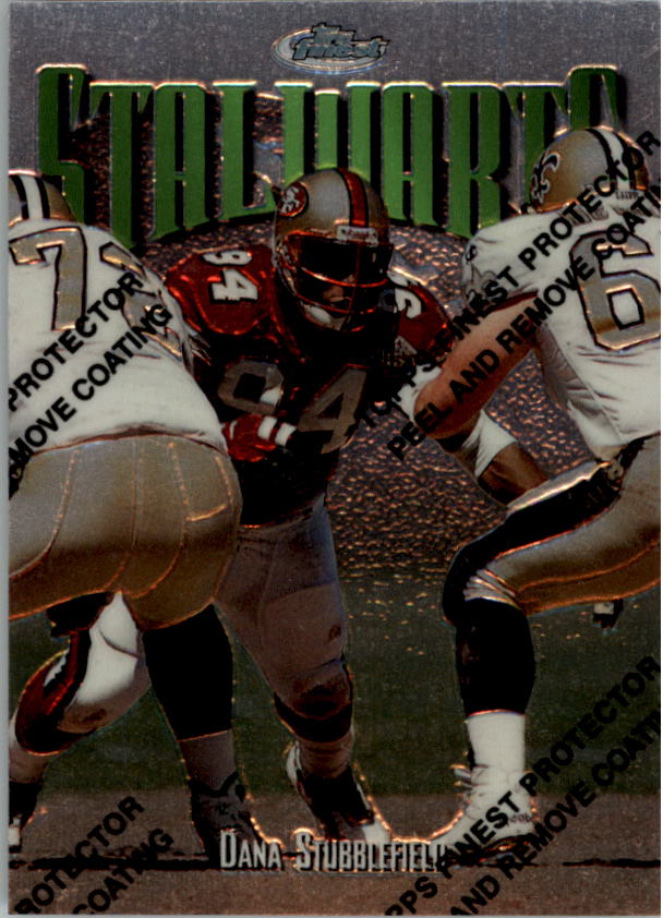 1993 Playoff #312 Dana Stubblefield - San Francisco 49ers Rookie