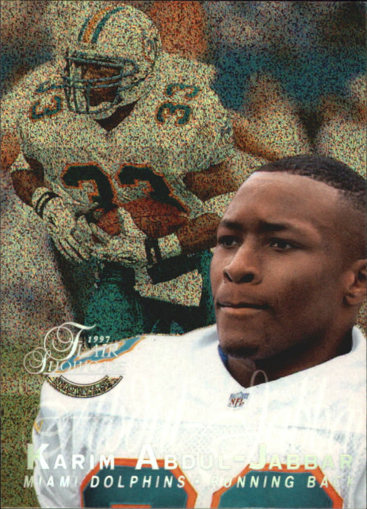 Karim Abdul-Jabbar Miami Dolphins Football Cards