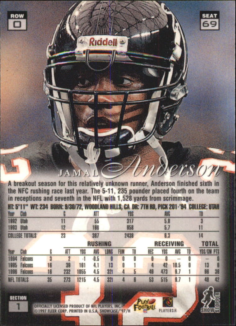 Tarjetas paralelas Flair Showcase 1997 de fútbol ""Fila 0 - Imagen 7 de 13