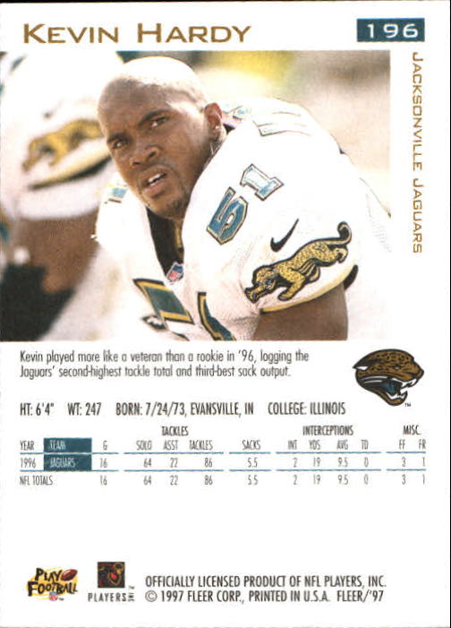 1997 Fleer Football "Main Set" Base Cards - Picture 93 of 187