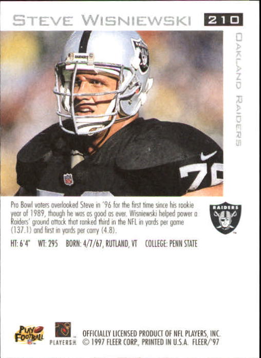 1997 Fleer Football "Main Set" Base Cards - Picture 99 of 187
