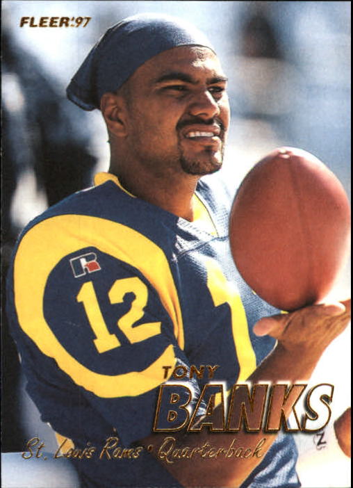 1997 Fleer Football Card #380 Tony Banks | eBay