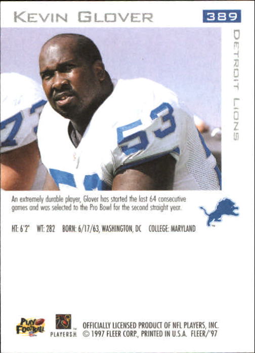 1997 Fleer Football "Main Set" Base Cards - Picture 159 of 187