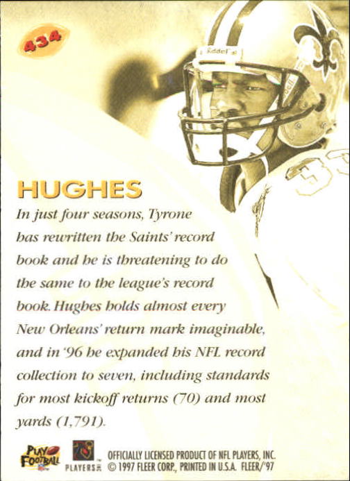 1997 Fleer Football "Main Set" Base Cards - Picture 183 of 187