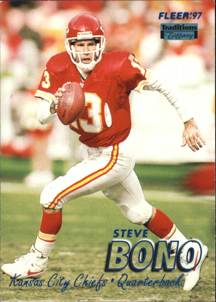 1997 Fleer Tiffany Blue #379 Steve Bono