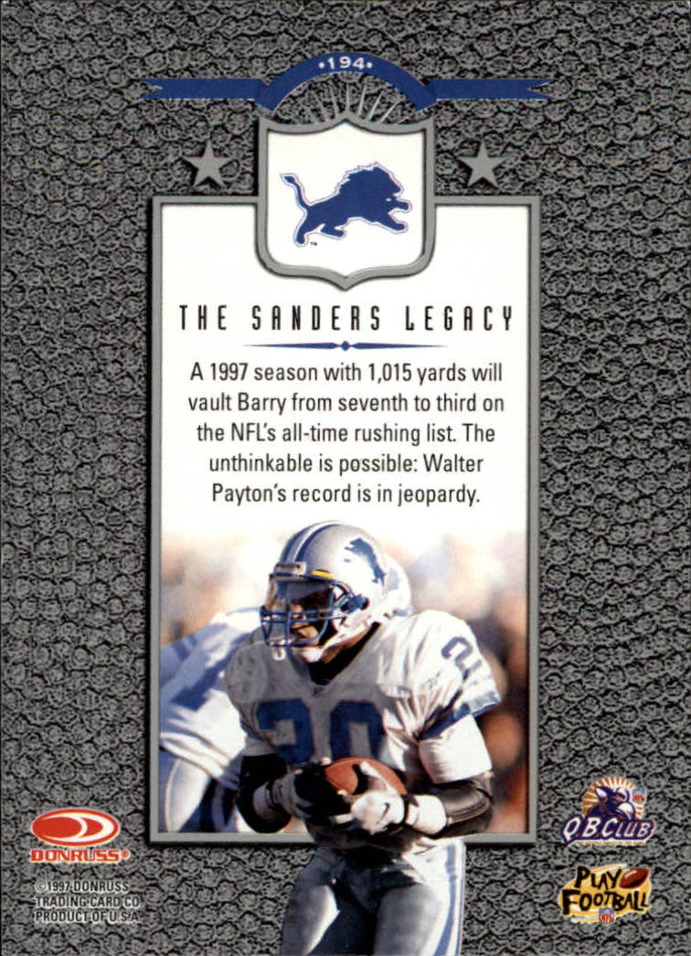 1997 Pro Line III DC - #68 Barry Sanders