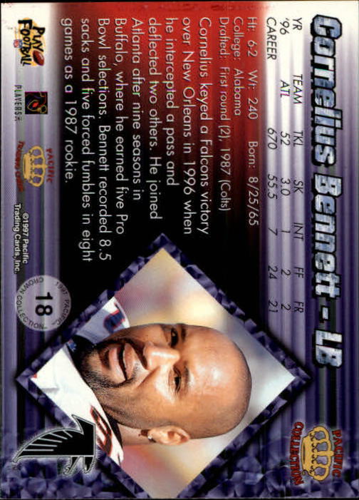 A9372- 1997 Pacific Football Cards 1-250 +Rookies -You Pick- 15+ FREE US SHIP - Picture 35 of 475