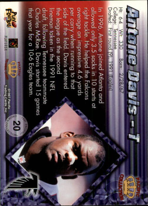 A9372- 1997 Pacific Football Cards 1-250 +Rookies -You Pick- 15+ FREE US SHIP - Picture 39 of 475