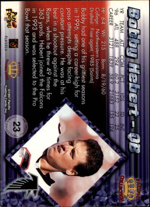 A9372- 1997 Pacific Football Cards 1-250 +Rookies -You Pick- 15+ FREE US SHIP - Picture 45 of 475