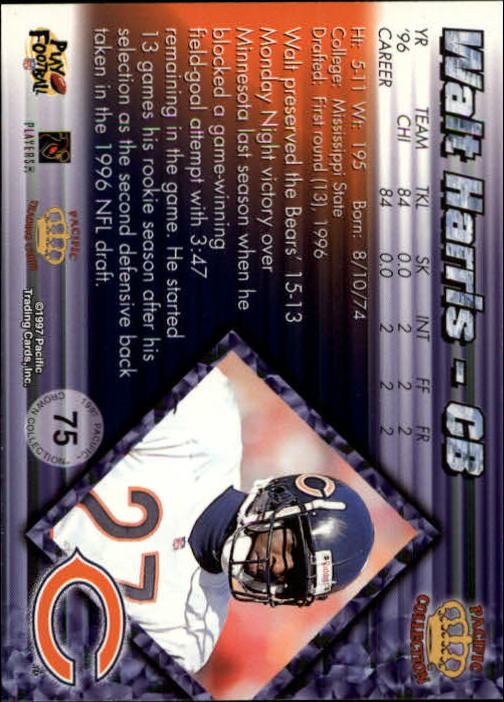 A9372- 1997 Pacific Football Cards 1-250 +Rookies -You Pick- 15+ FREE US SHIP - Picture 143 of 475