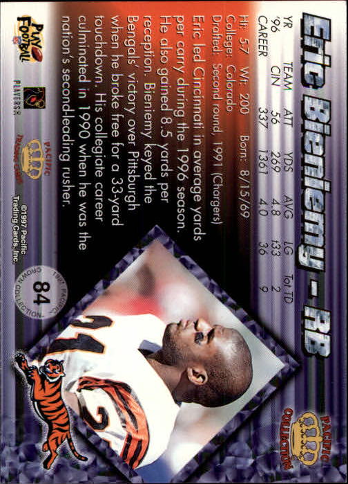 A9372- 1997 Pacific Football Cards 1-250 +Rookies -You Pick- 15+ FREE US SHIP - Picture 161 of 475