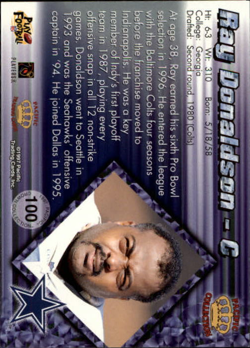 A9372- 1997 Pacific Football Cards 1-250 +Rookies -You Pick- 15+ FREE US SHIP - Picture 191 of 475