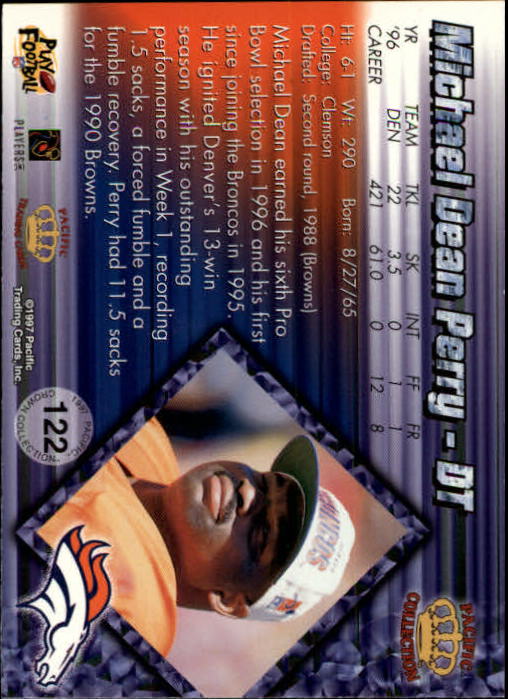 A9372- 1997 Pacific Football Cards 1-250 +Rookies -You Pick- 15+ FREE US SHIP - Picture 233 of 475