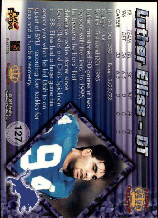 A9372- 1997 Pacific Football Cards 1-250 +Rookies -You Pick- 15+ FREE US SHIP - Picture 243 of 475