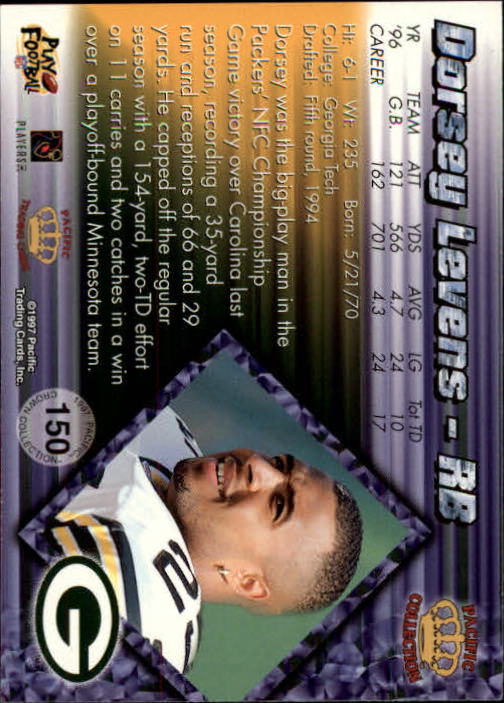 A9372- 1997 Pacific Football Cards 1-250 +Rookies -You Pick- 15+ FREE US SHIP - Picture 287 of 475