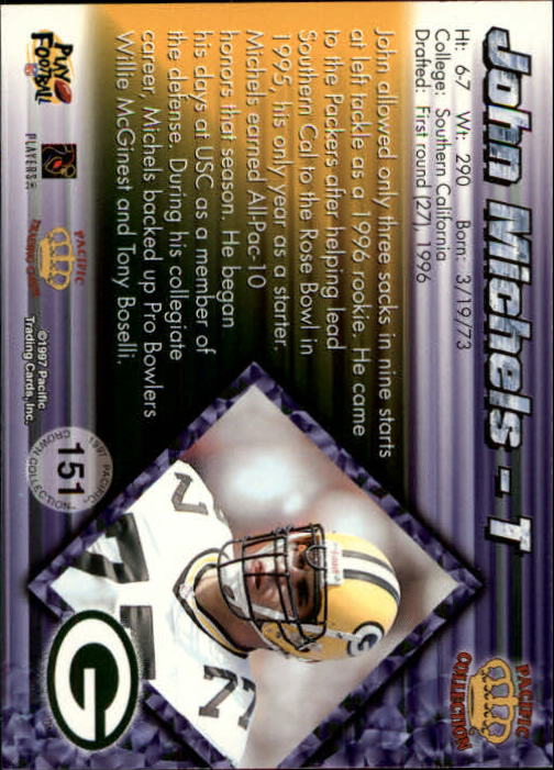 A9372- 1997 Pacific Football Cards 1-250 +Rookies -You Pick- 15+ FREE US SHIP - Picture 289 of 475