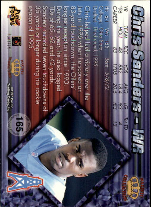 A9372- 1997 Pacific Football Cards 1-250 +Rookies -You Pick- 15+ FREE US SHIP - Picture 317 of 475