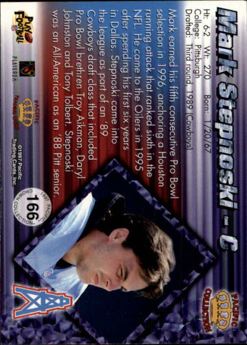 A9372- 1997 Pacific Football Cards 1-250 +Rookies -You Pick- 15+ FREE US SHIP - Picture 319 of 475