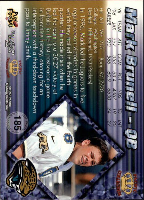 A9372- 1997 Pacific Football Cards 1-250 +Rookies -You Pick- 15+ FREE US SHIP - Picture 357 of 475