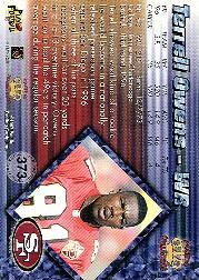 1997 Pacific #373 Terrell Owens back image